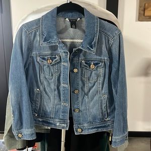 White House Black Market Denim Jacket